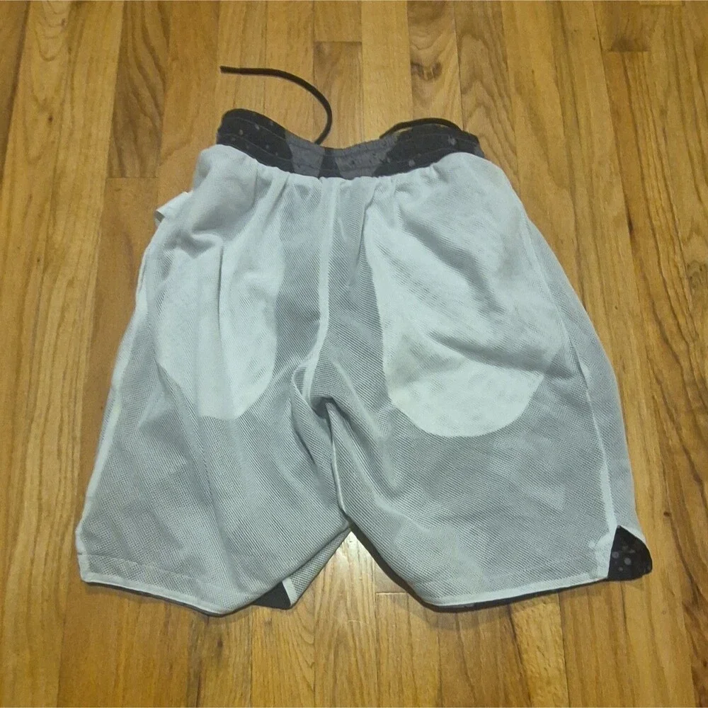 Air Jordan Jumpman Poolside Shorts Mens Small Grey Black Splatter CJ4701-084